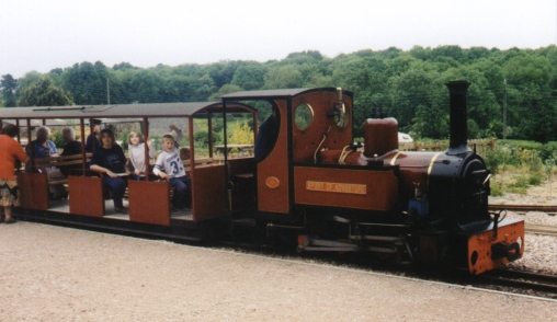 Perrygrove Railway, the engine is called "SPIRIT OF ADVENTURE"
